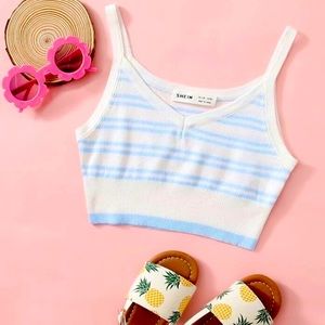 Striped Pattern Knit Top